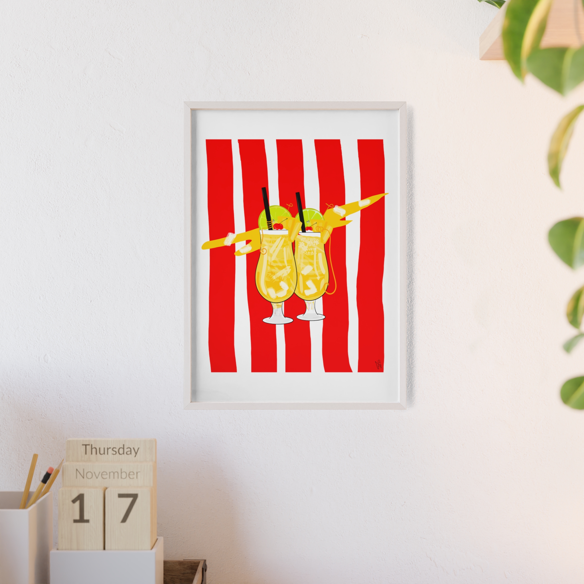 Pina Colada Poster, Framed - Image 72