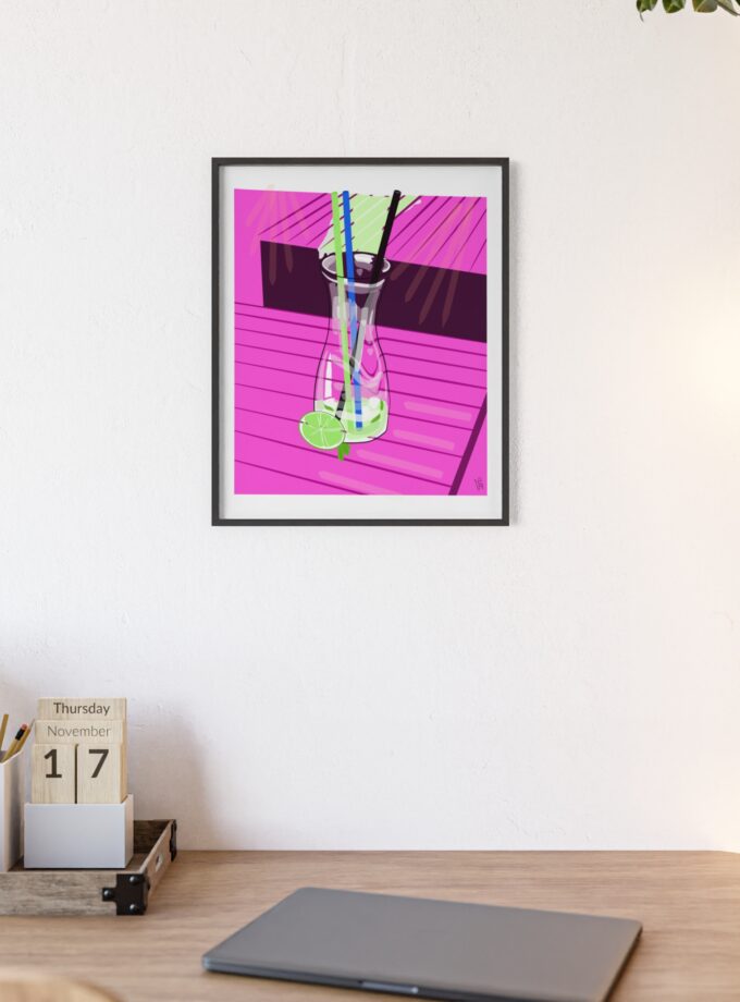 Mojito In Starigrad Poster, Framed