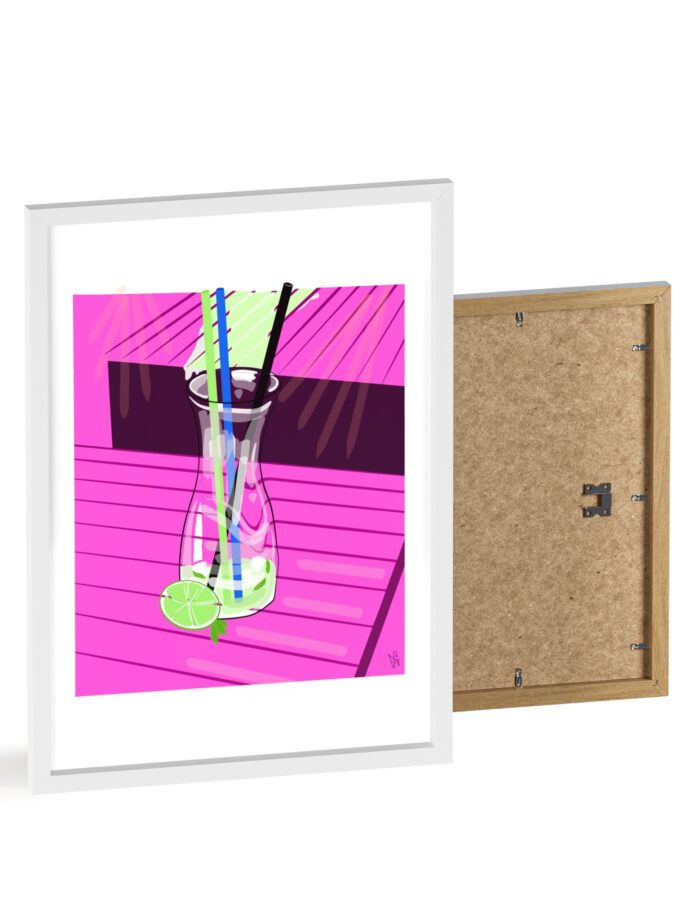 Mojito In Starigrad Poster, Framed