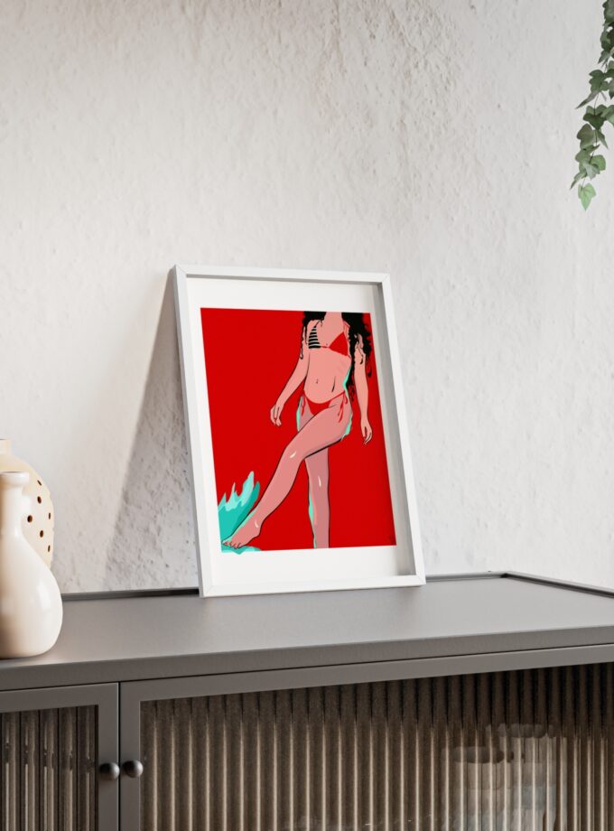 Budva Poster, Framed