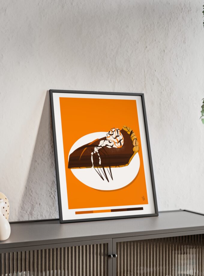 Chocolate Pie Poster, Framed