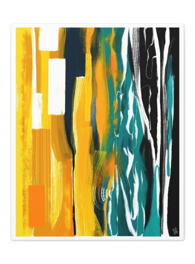 Midnight Swim Canvas