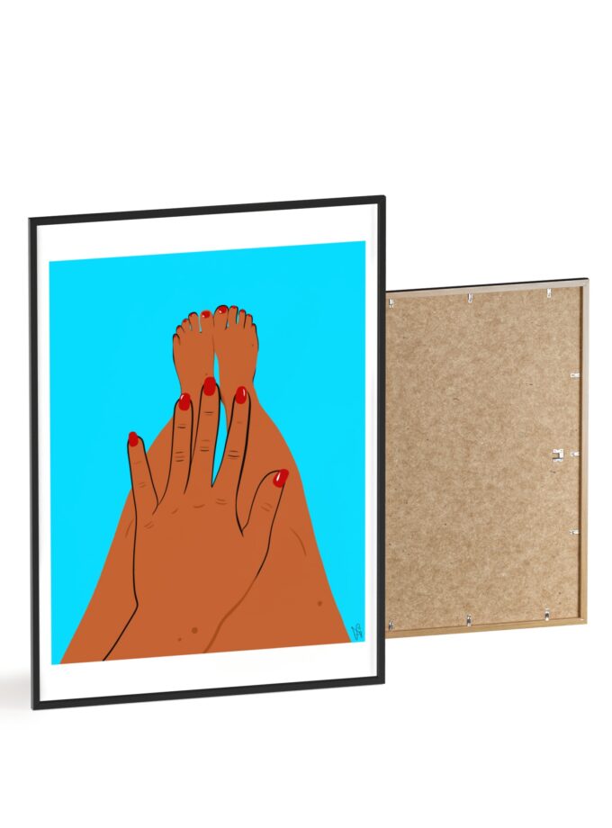 Sky Polish Poster, Framed