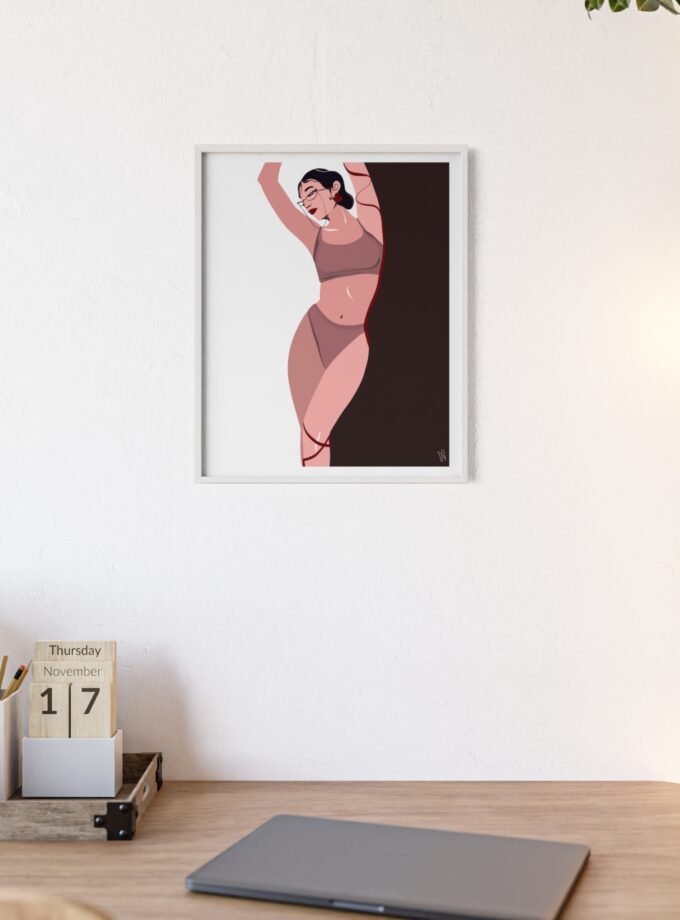 My Time Poster, Framed