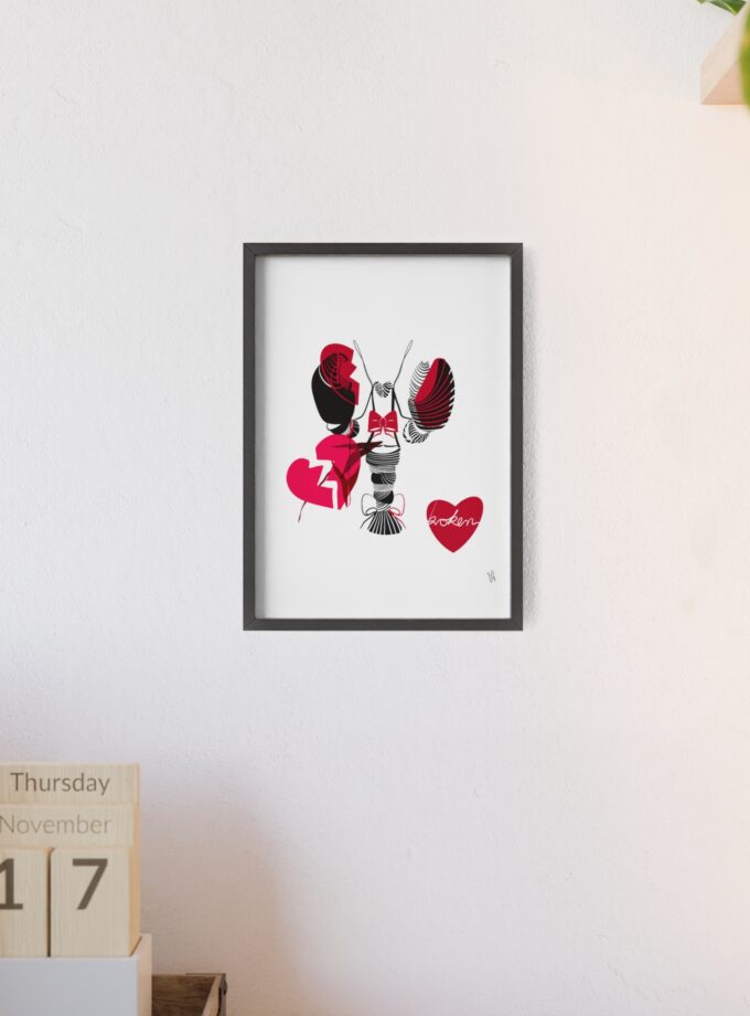 Heartbroken Poster, Framed