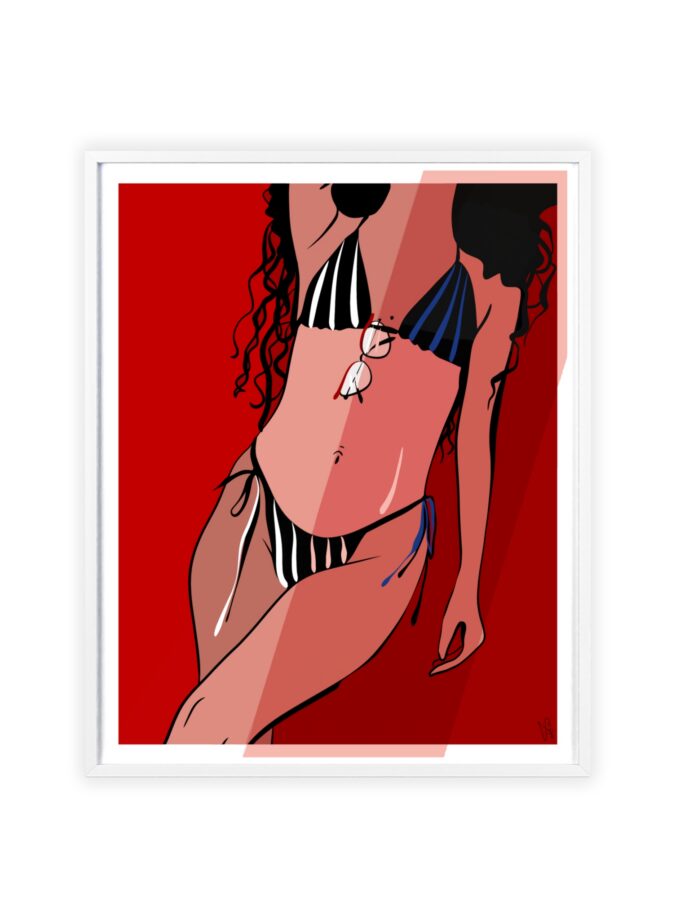 Where Are My Glasses? Poster, Framed