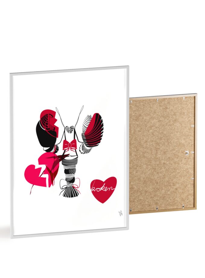 Heartbroken Poster, Framed