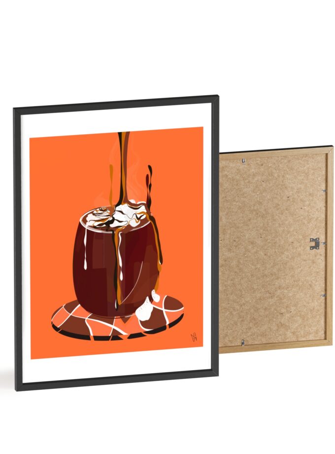 Hot Chocolate Poster, Framed