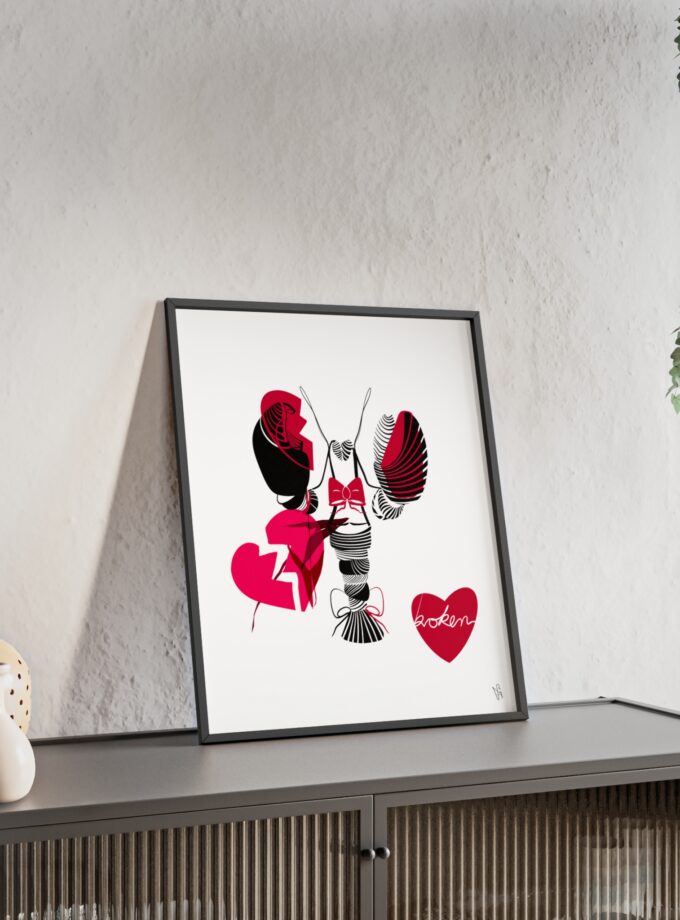 Heartbroken Poster, Framed