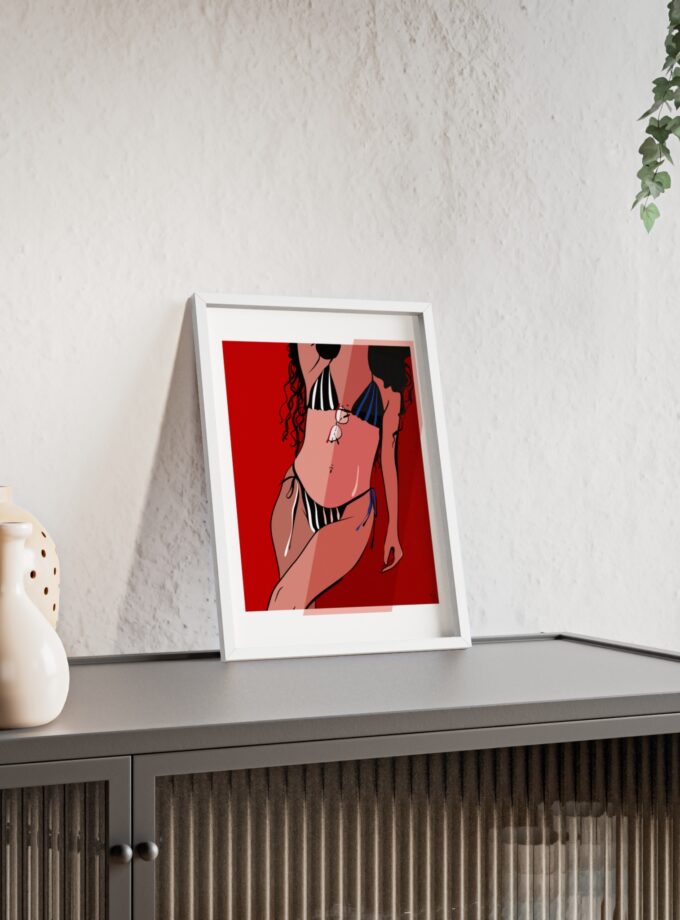 Where Are My Glasses? Poster, Framed