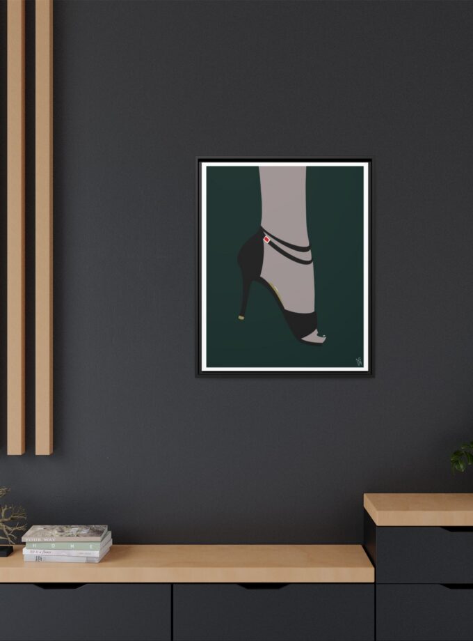 Emerald Canvas, Framed