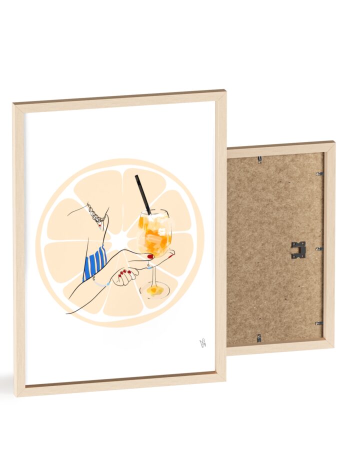 Mimosa in Dubrovnik Poster, Framed