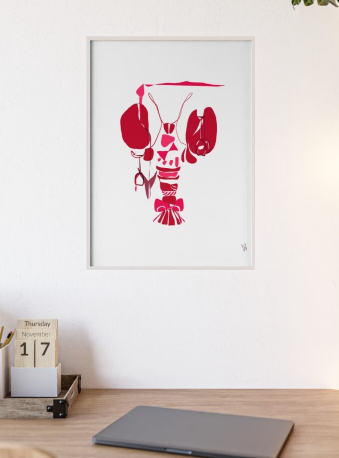 Chef's Kiss Poster, Framed