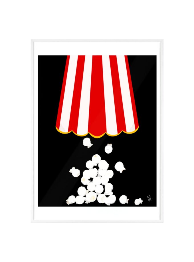 Let's Stay In Poster, Framed