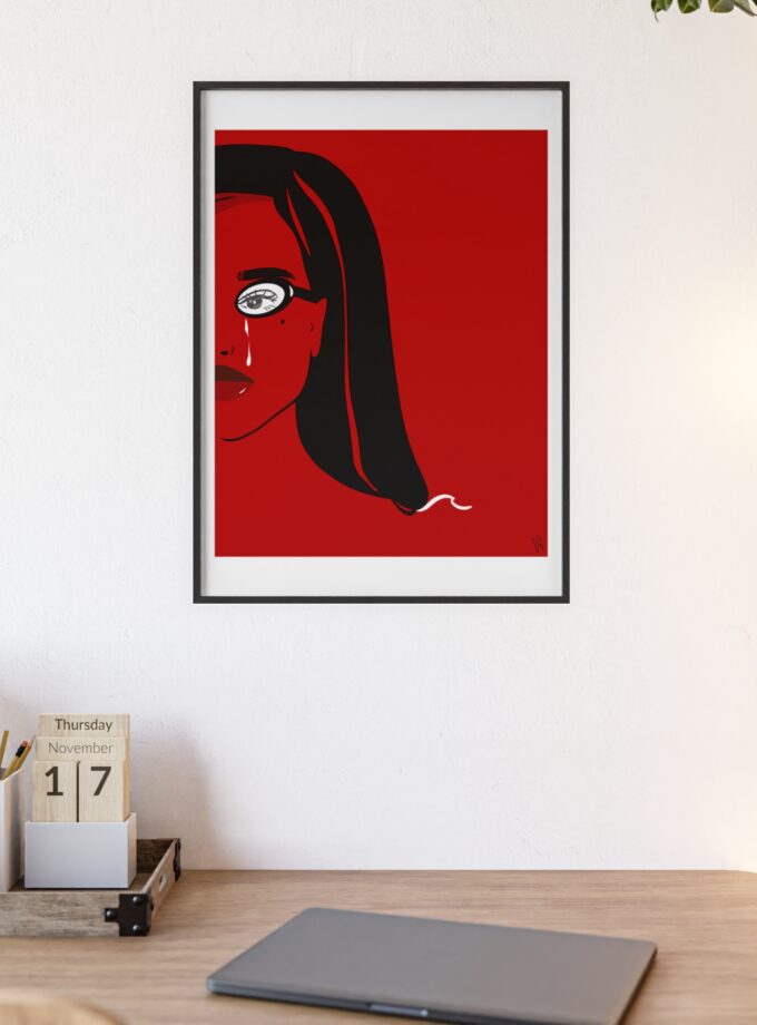 Writer Poster, Framed