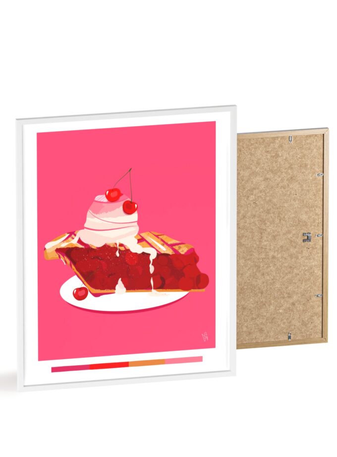Cherry Pie Poster, Framed