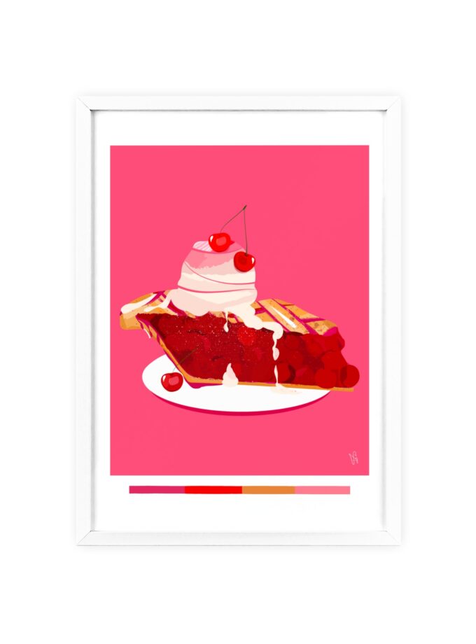 Cherry Pie Poster, Framed
