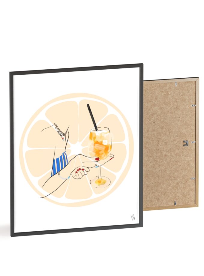 Mimosa in Dubrovnik Poster, Framed