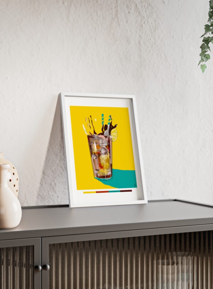 Splash Poster, Framed