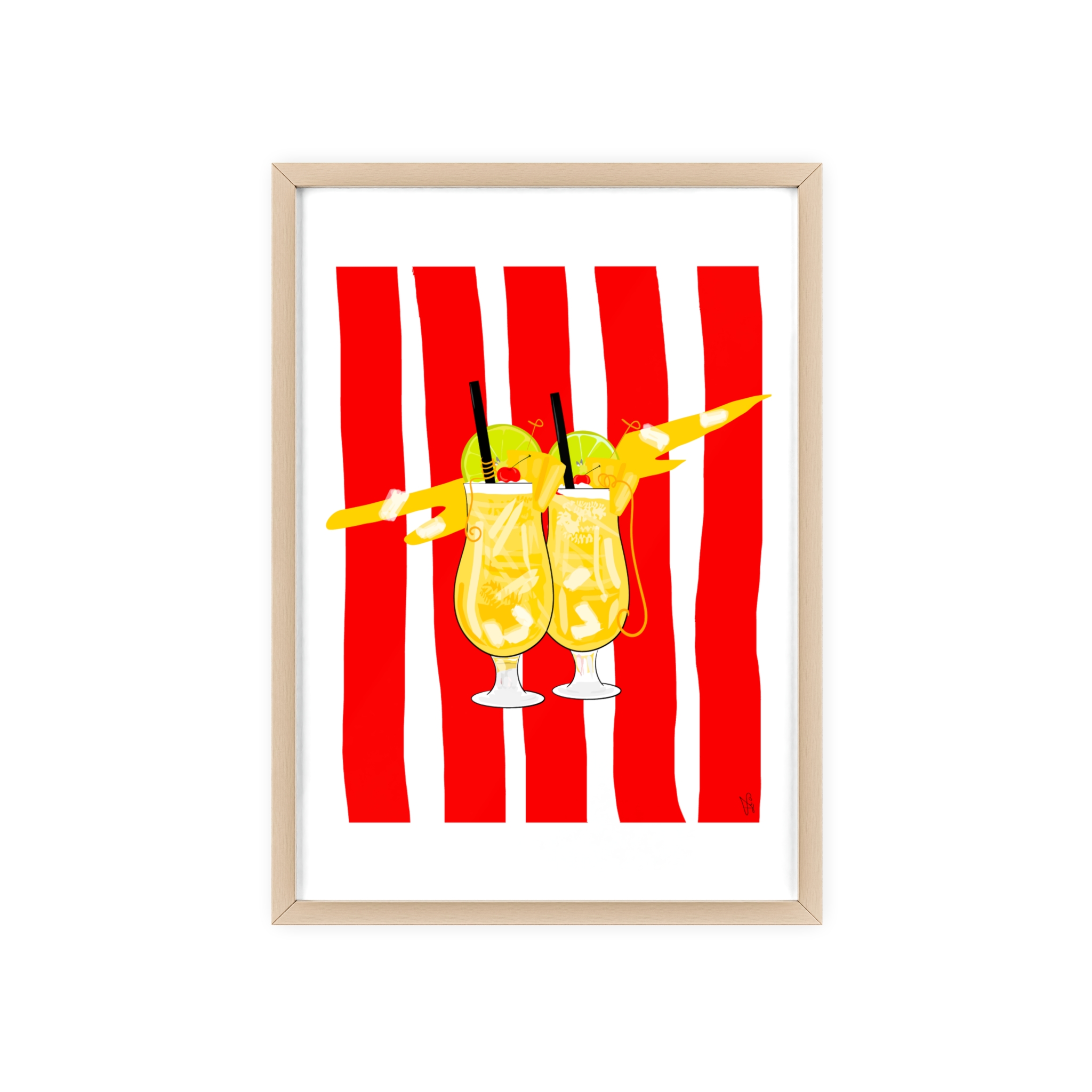 Pina Colada Poster, Framed - Image 85