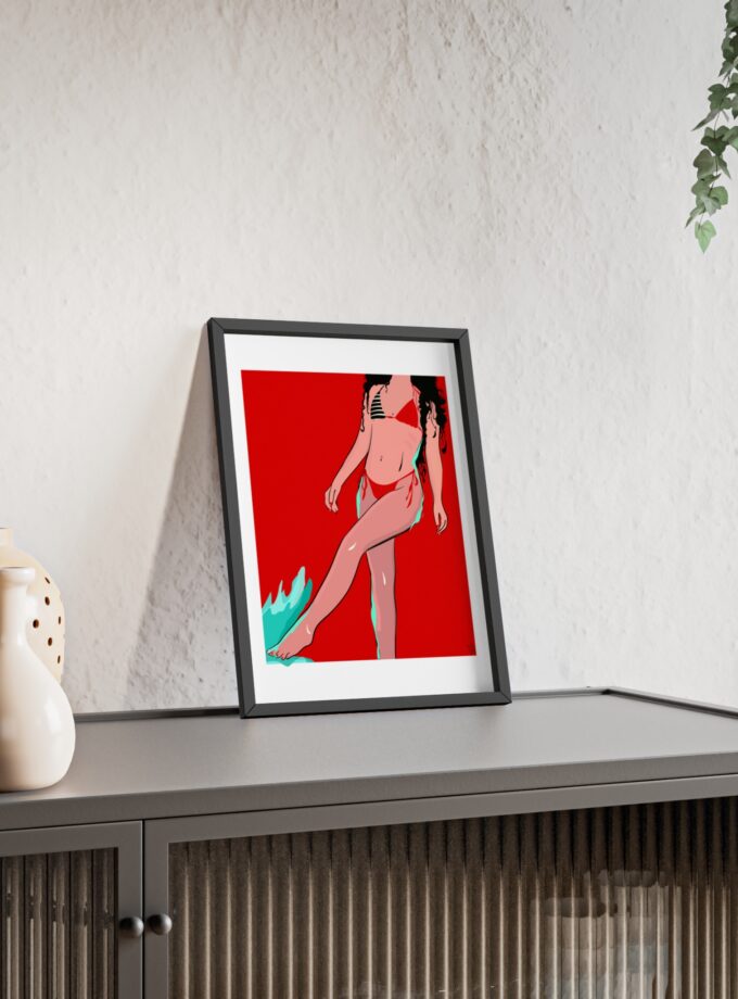 Budva Poster, Framed