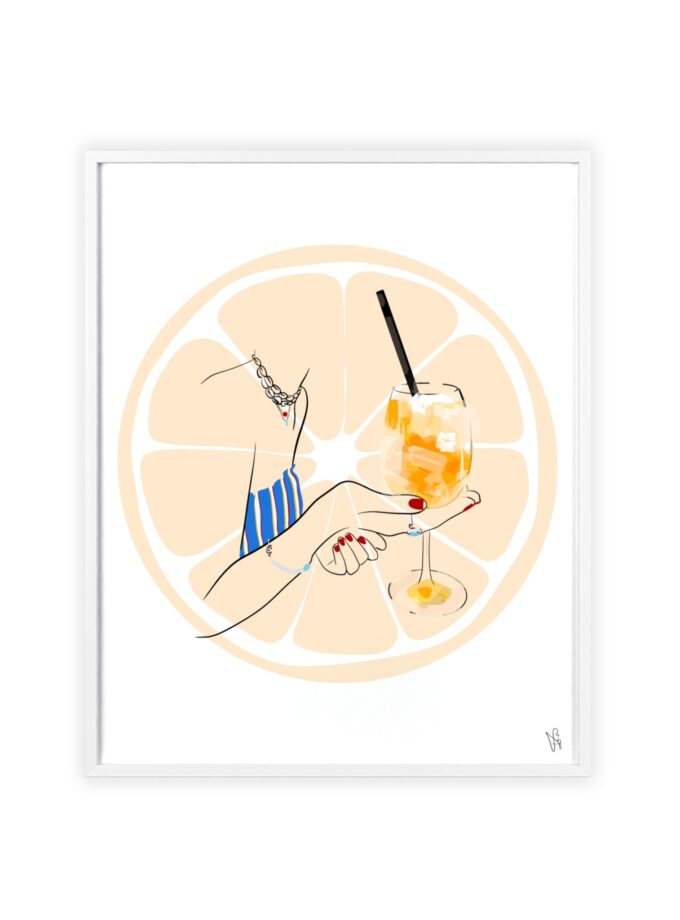 Mimosa in Dubrovnik Poster, Framed