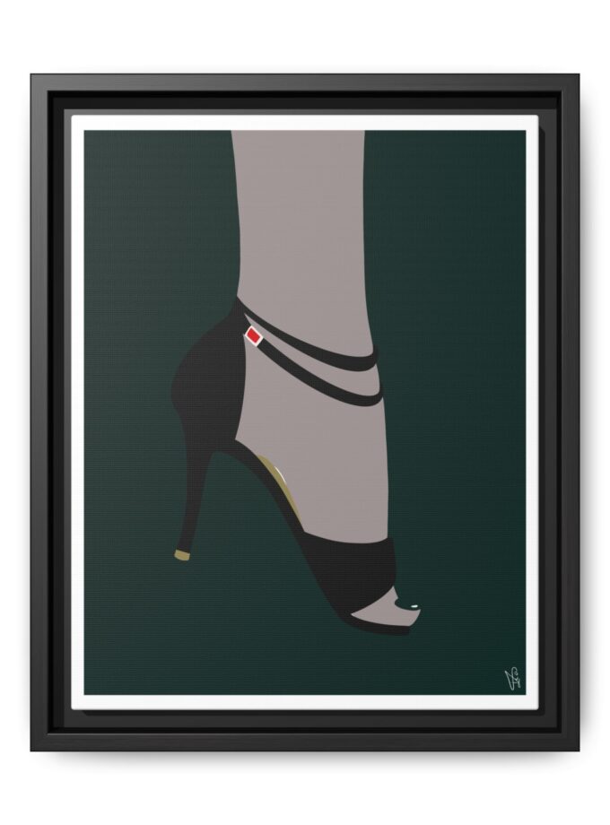 Emerald Canvas, Framed