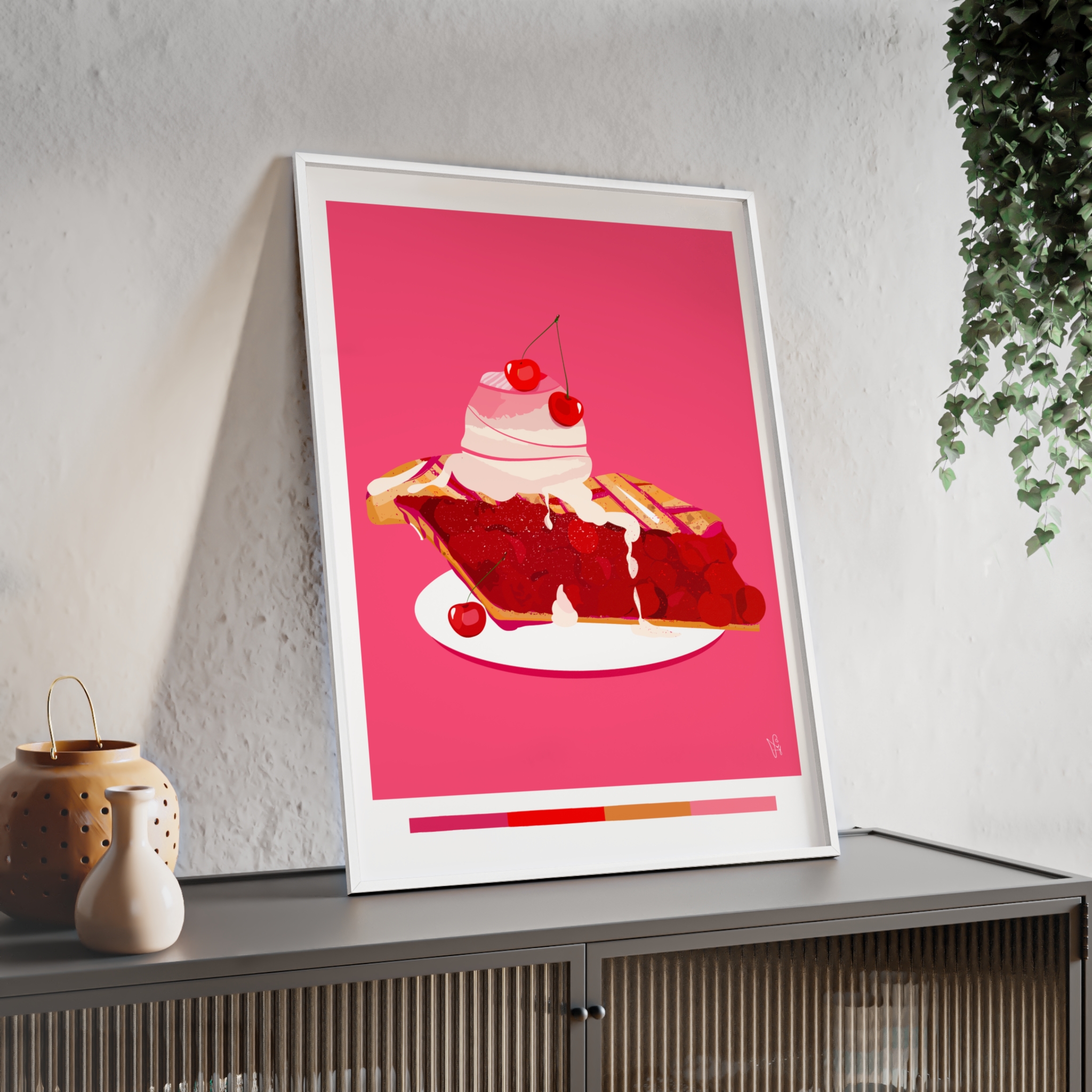 Cherry Pie Poster, Framed - Image 27
