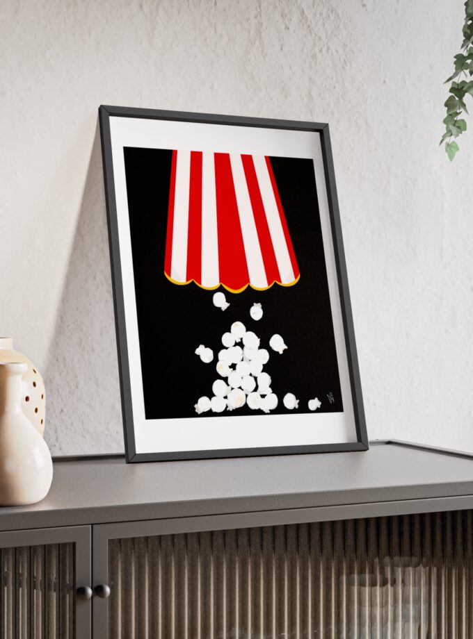 Let's Stay In Poster, Framed