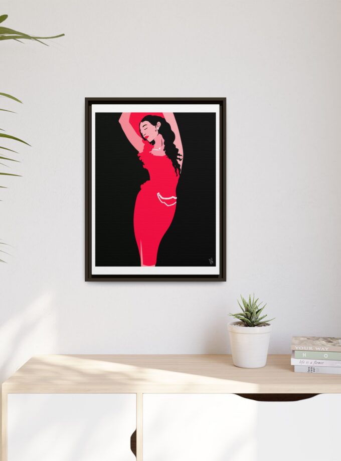 Goddess Canvas, Framed
