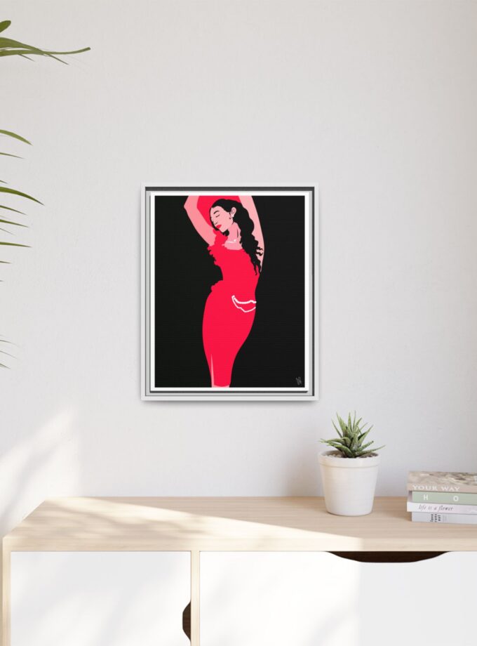 Goddess Canvas, Framed