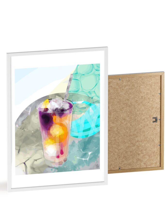 Lemonade In Zagreb Poster, Framed