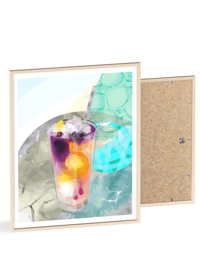 Lemonade In Zagreb Poster, Framed