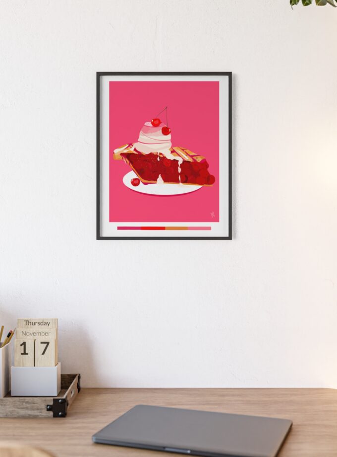 Cherry Pie Poster, Framed