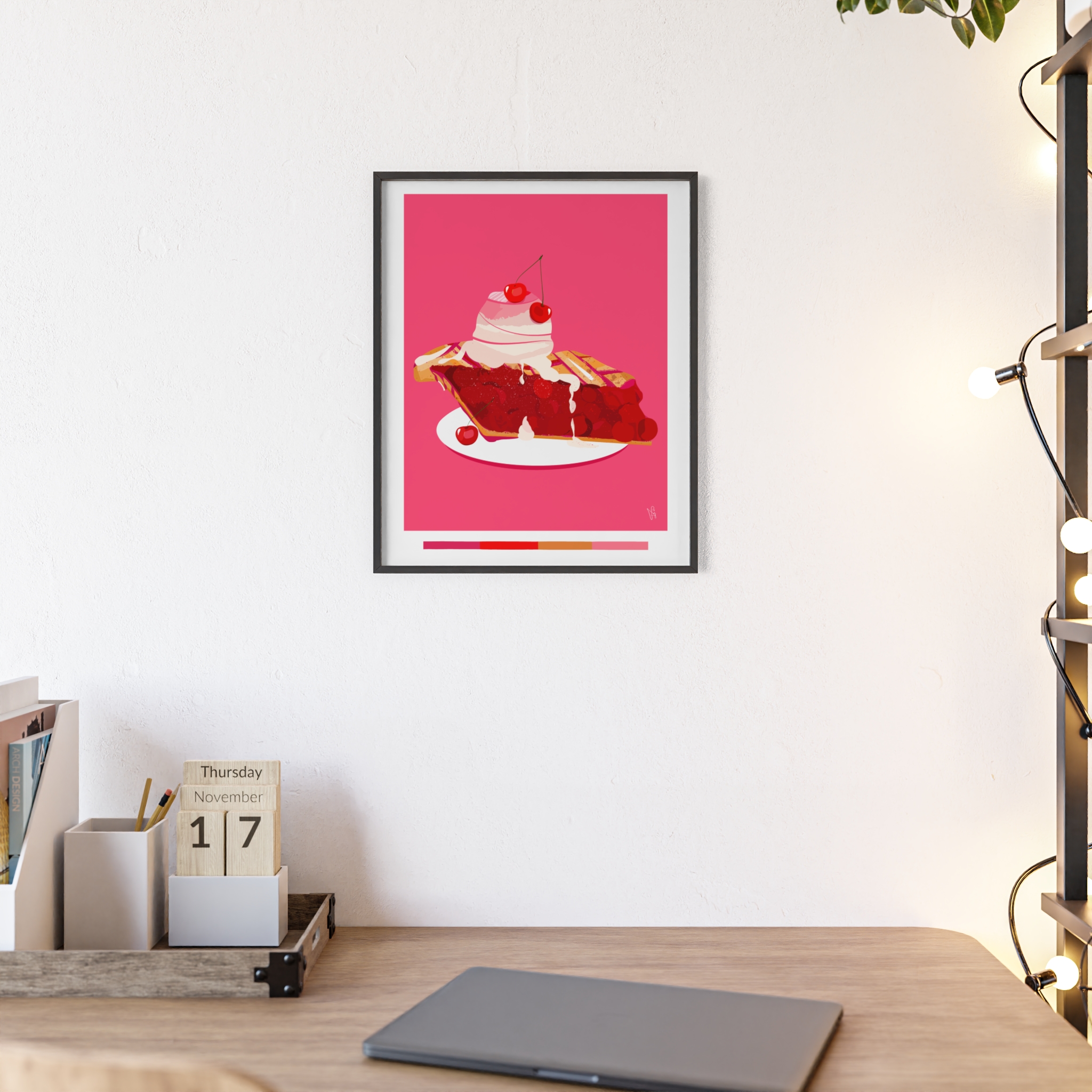 Cherry Pie Poster, Framed - Image 4