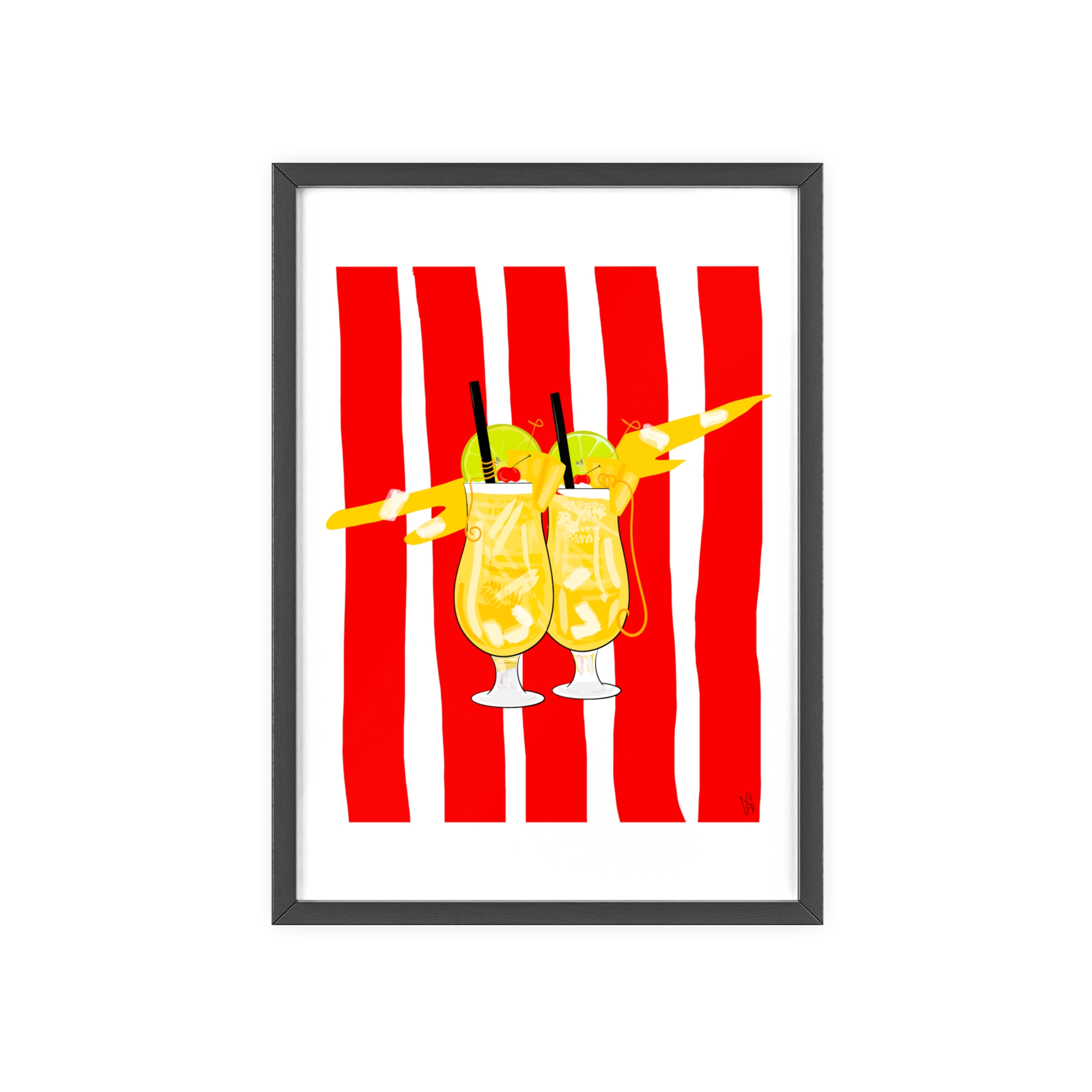 Pina Colada Poster, Framed - Image 73