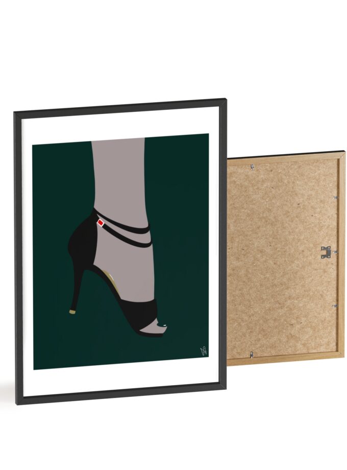 Emerald Poster, Framed