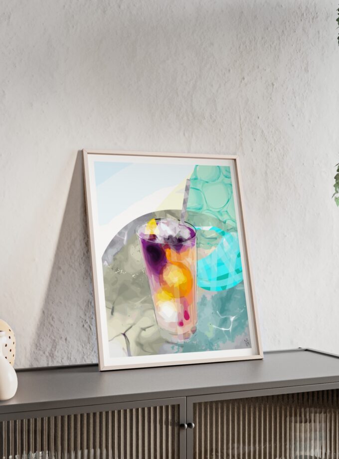 Lemonade In Zagreb Poster, Framed