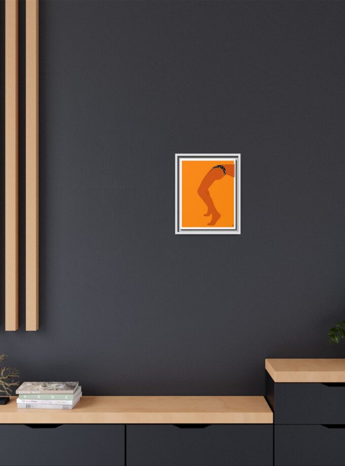 Sun Bath Canvas, Framed