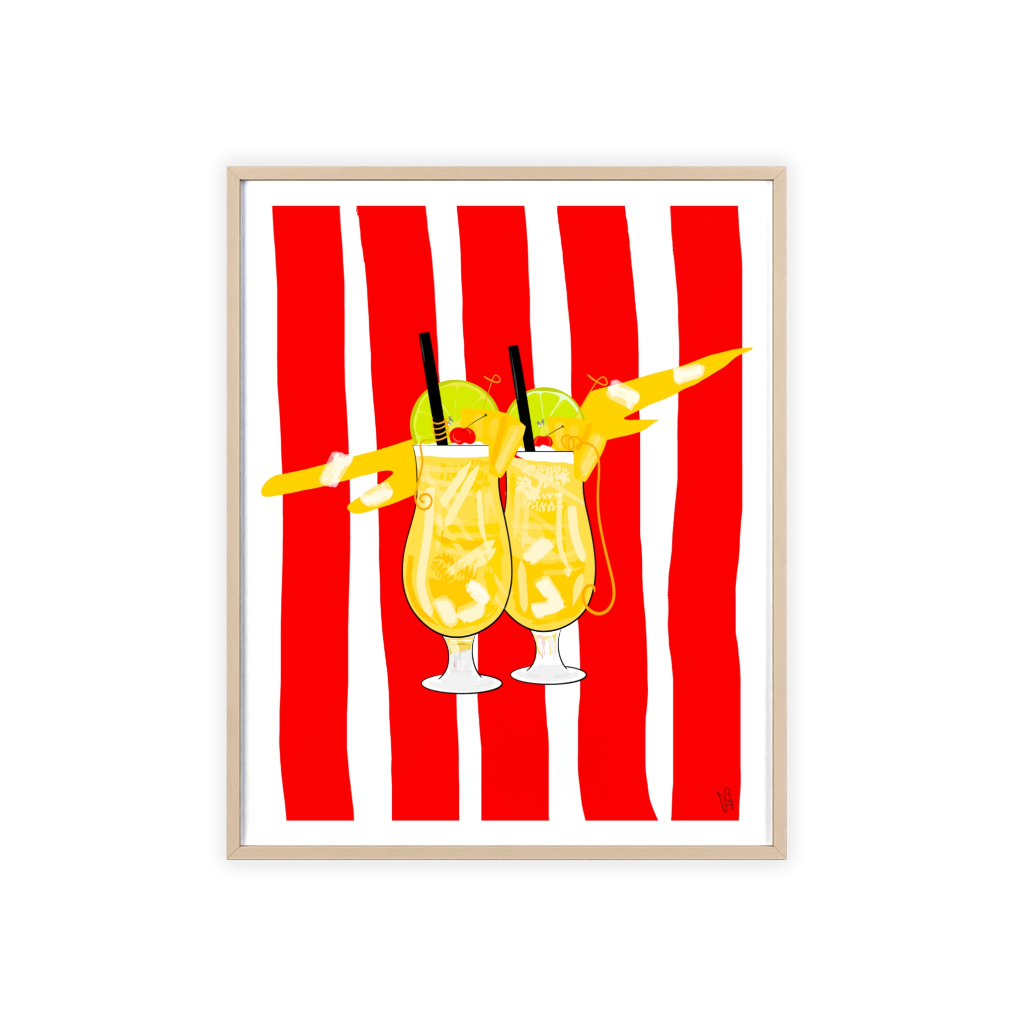 Pina Colada Poster, Framed - Image 9
