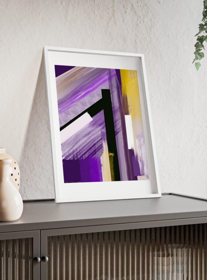 Lilac Poster, Framed