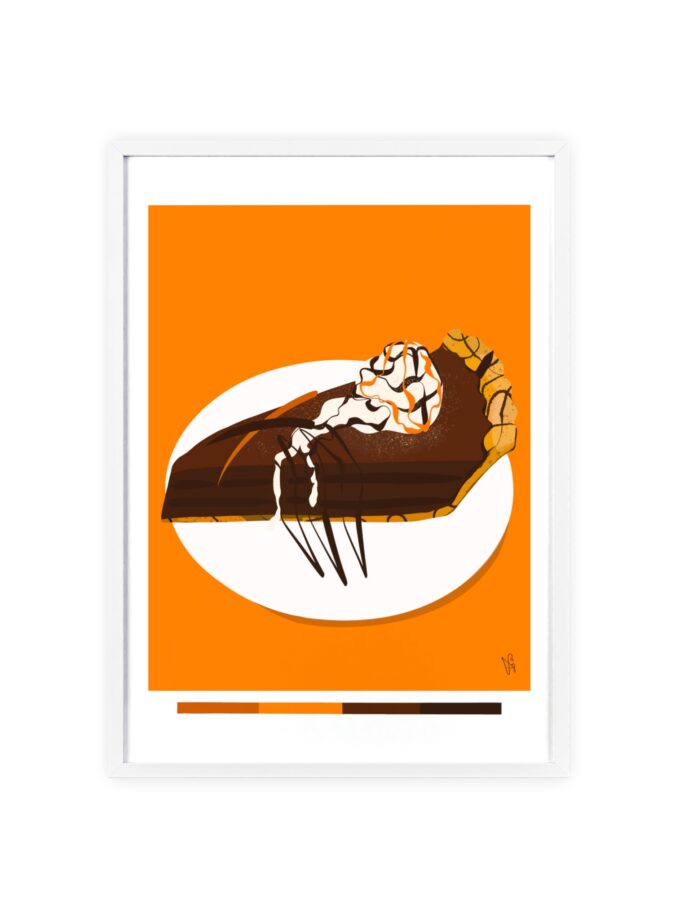 Chocolate Pie Poster, Framed