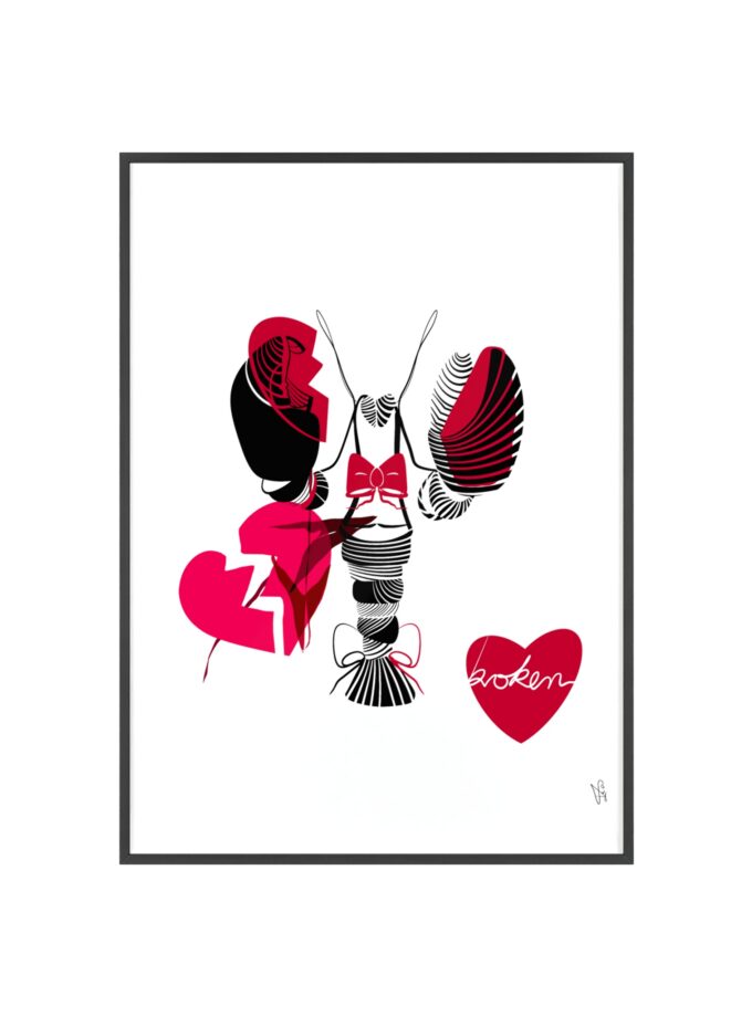 Heartbroken Poster, Framed