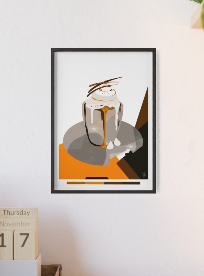 Caramel Bliss Poster, Framed