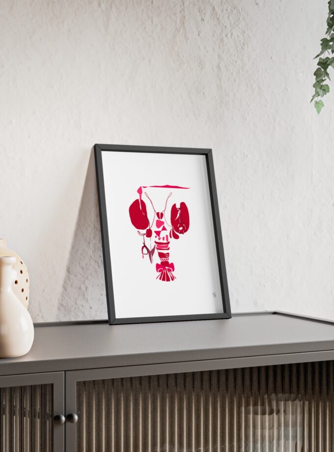 Chef's Kiss Poster, Framed