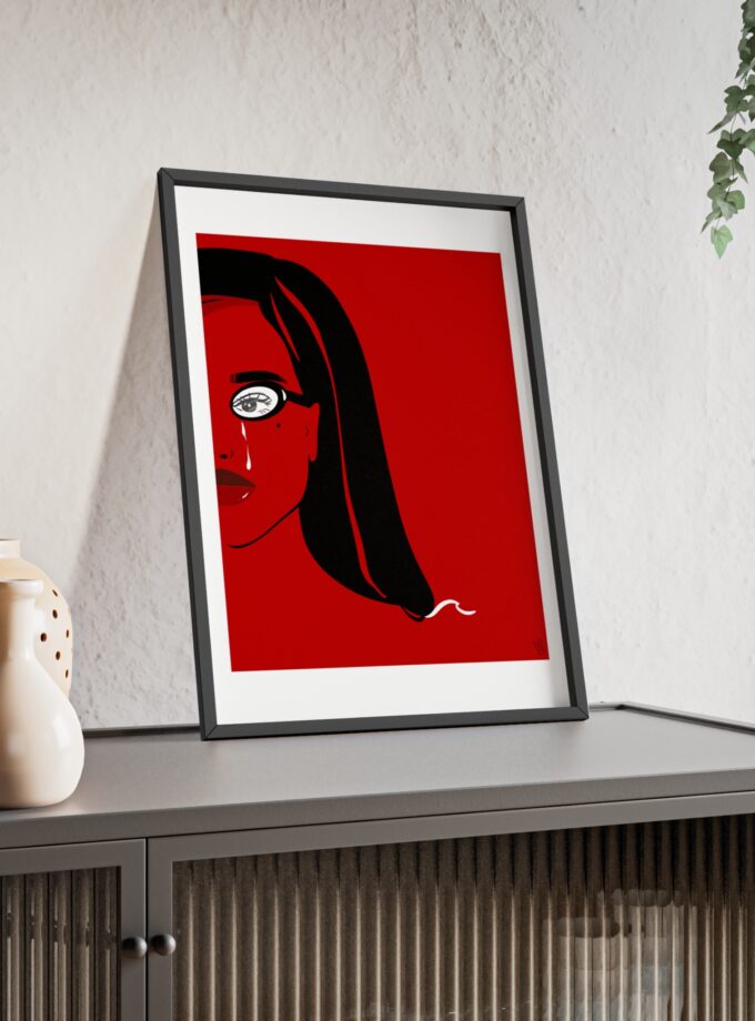 Writer Poster, Framed