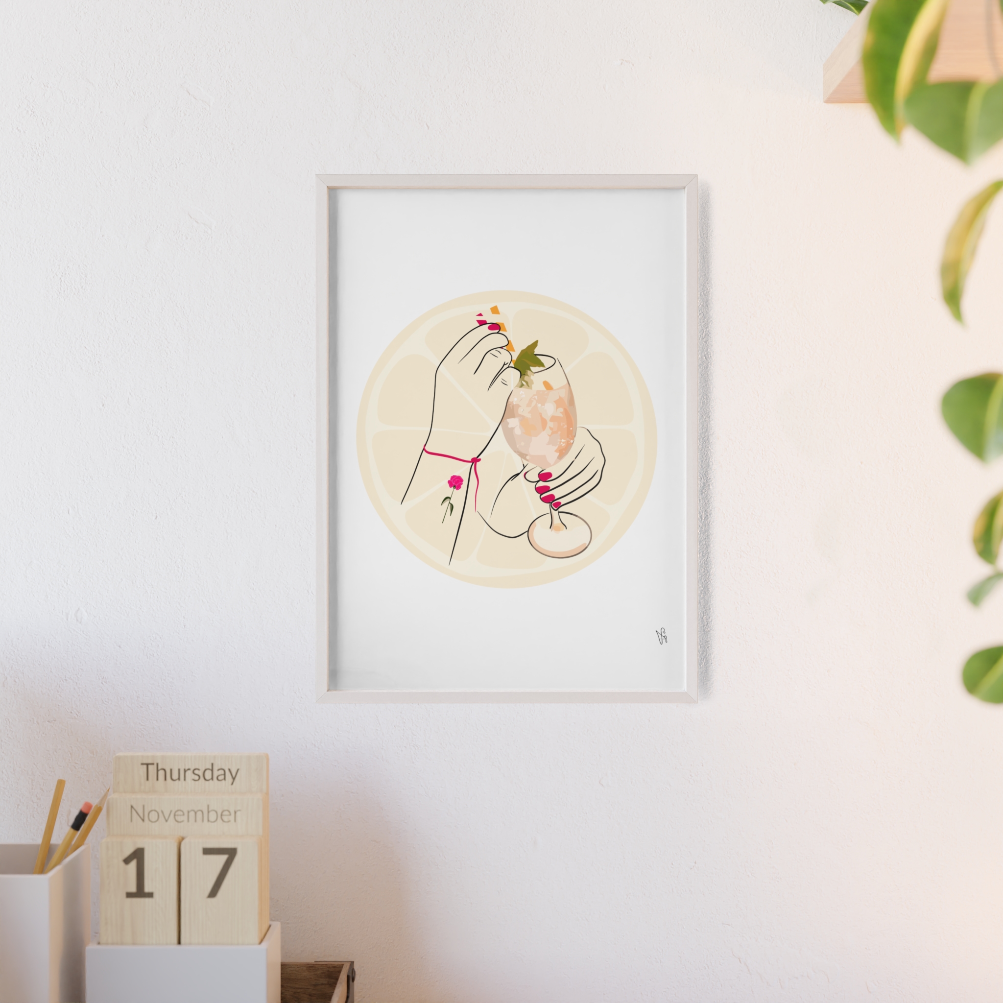 A Toast To Friendship Poster, Framed - Image 68