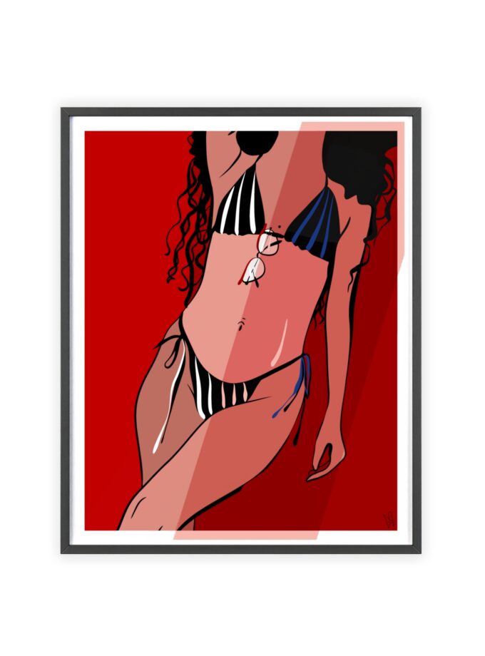 Where Are My Glasses? Poster, Framed