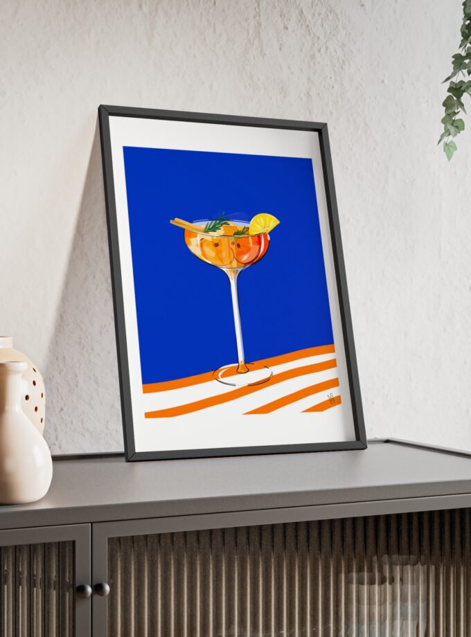 Apple Cider Poster, Framed