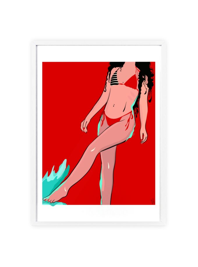 Budva Poster, Framed